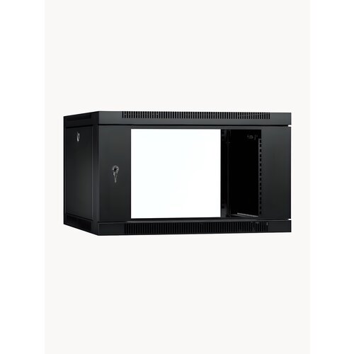Телекоммуникационный шкаф настенный 19 дюймов 6u 600х450 черный, серия Е-3