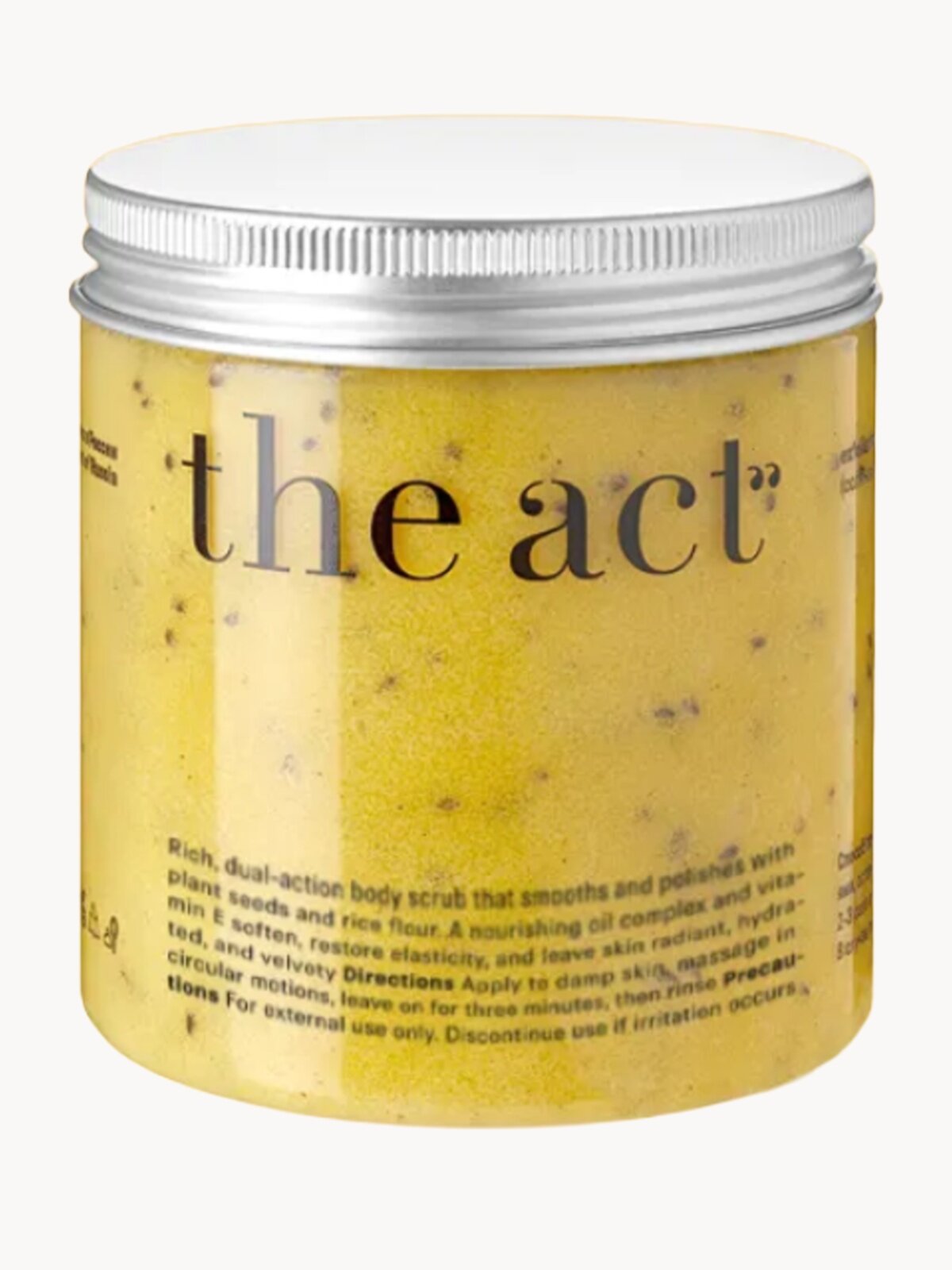 Скраб-бальзам для тела The Act, "манго и семена чиа" , 300 г