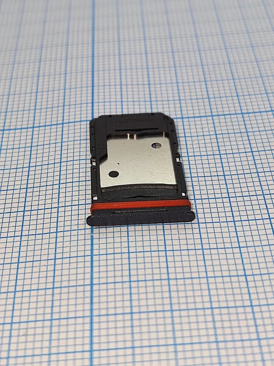 Держатель SIM-карты Tecno Spark 9 Pro (черный) контейнер лоток слот