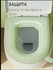 Чехол-сиденье, полипропилен, для унитаза, нескользящее, с липучко...