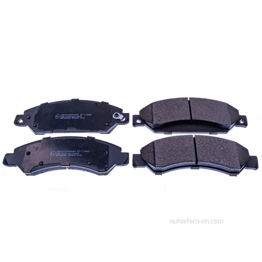 DENCKERMANN B111566 К-т дисков. тормоз. колодок CADILLAC GM ESCALADE 6.2L