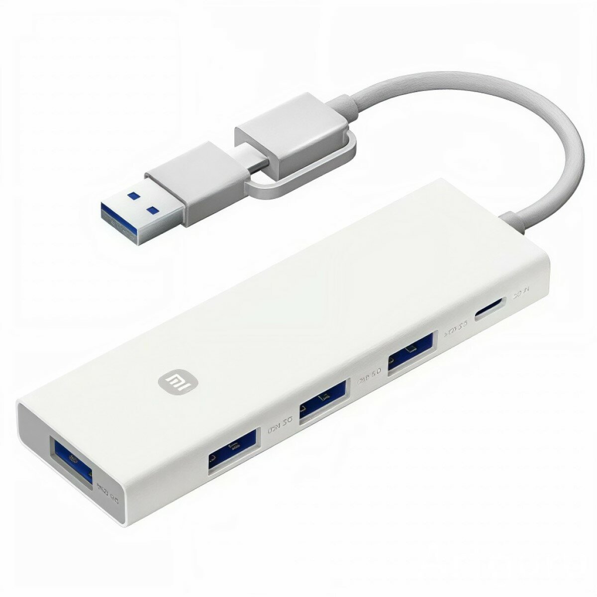 Разветвитель USB Xiaomi Mijia 4 in 1 (XMSTFXQ01YM) USB 3.0 белый