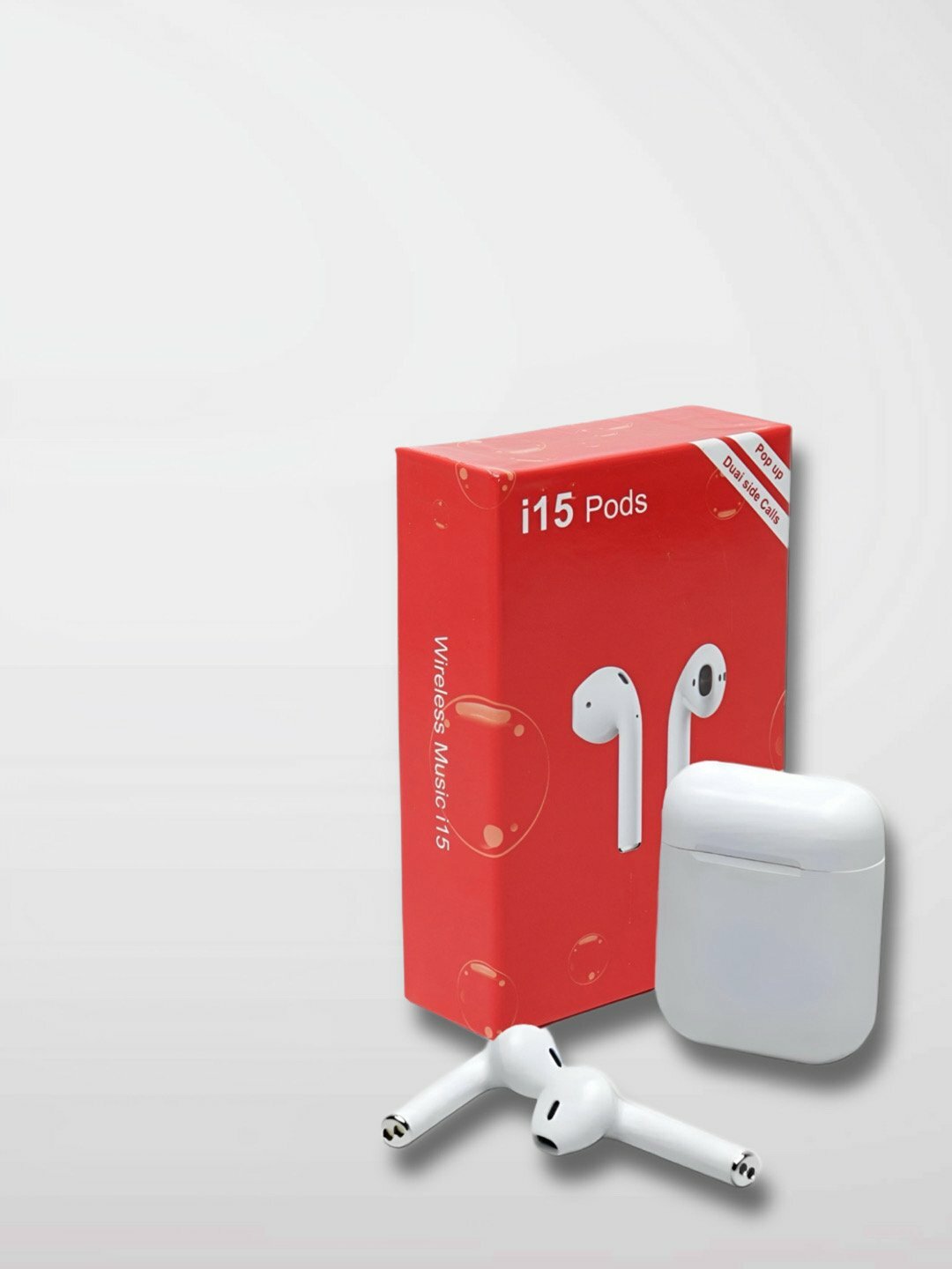 Беспроводные наушники i11–i18 TWS – Bluetooth стерео, сенсорное управление, зарядный бокс