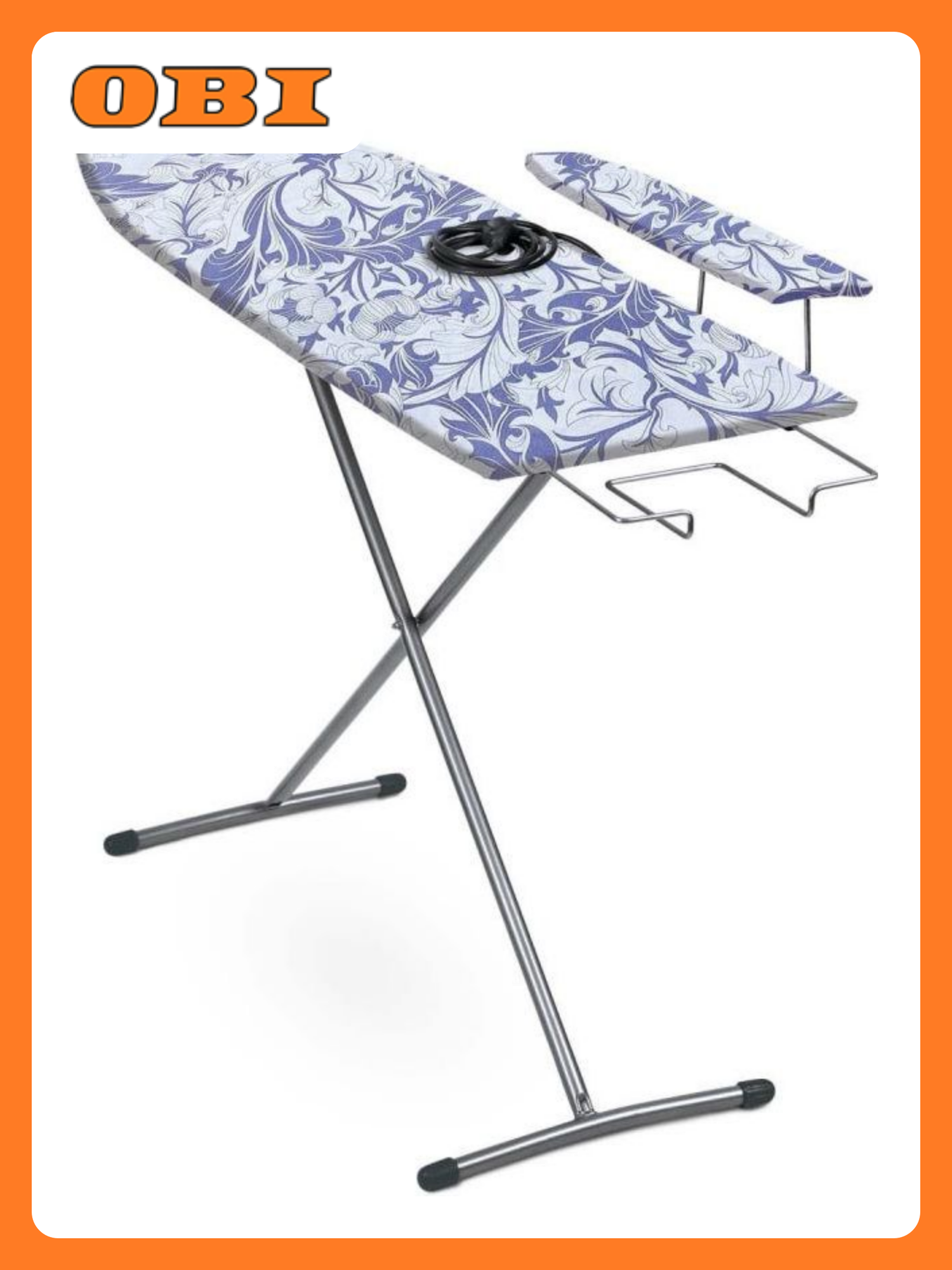 Гладильная доска НИКА ДСП выдвижная с чехлом из хлопка 112x34x80 см