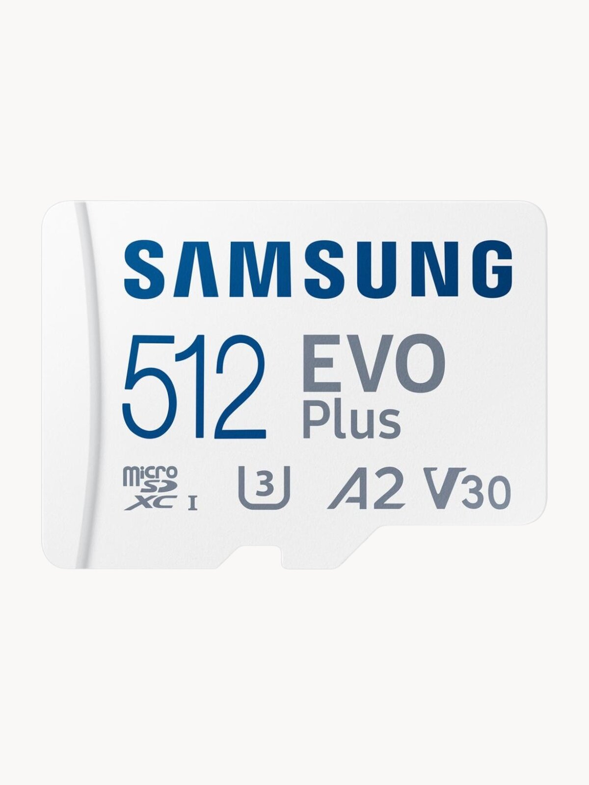 SAMSUNG 2025 Карта памяти 512 ГБ 160 мбит/с + адаптер Micro SD EVO Plus, флешка class 10 (MB-MC512SA/CN)