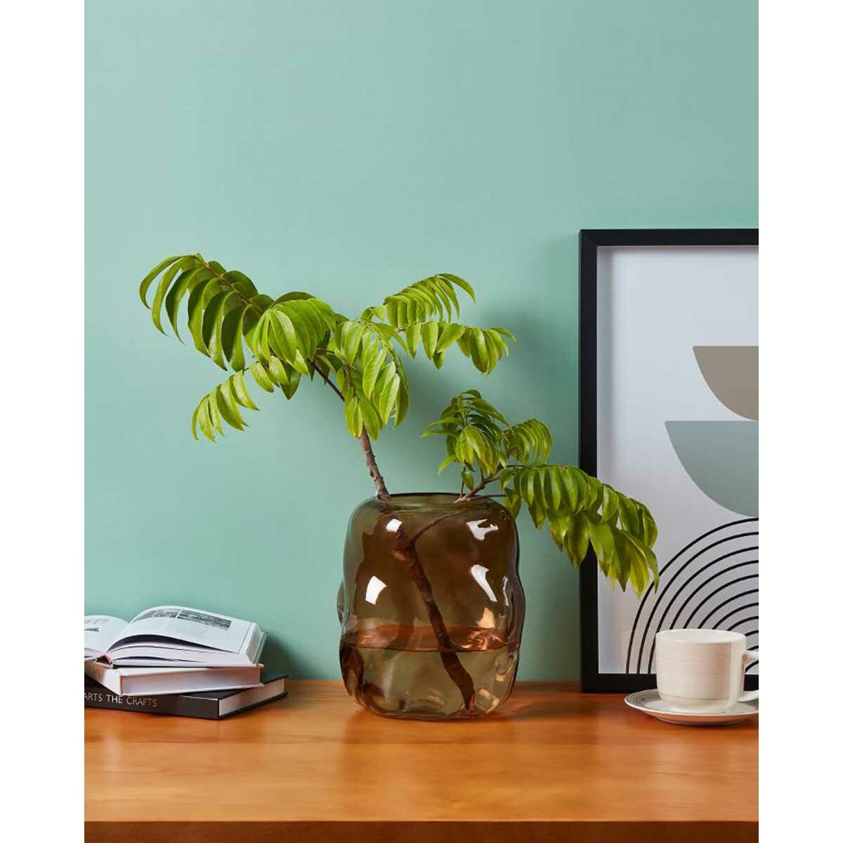 421238 · MAROSAVA EGLO · декоративный объект · ваза · прозрачно-коричневого цвета