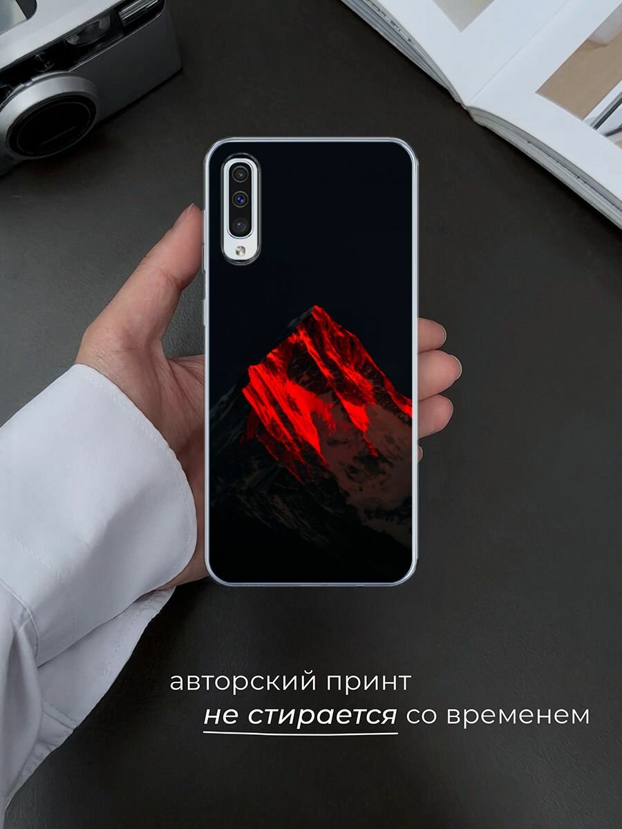 Чехол на Samsung Galaxy A50/A30s / Самсунг Галакси A50/A30s с принтом Красная гора — фото 1