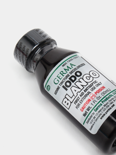 Йод "Iodo Blanco", бесцветный, антигрибковый, для ногтей, 30 мл — фото 1