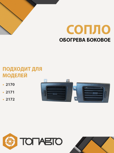 Изображение товара Сопло обогрева боковое 2170 - 2172, лев + прав арт. 2170-8104042/43 к-т 2 шт