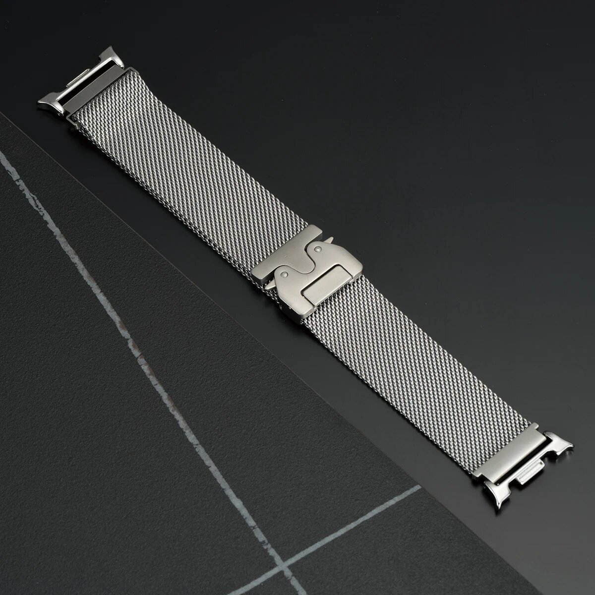 Магнитный ремешок из нержавеющей стали для Samsung Galaxy Watch 8/8 Classic CAOWTAN Galaxy Watch 8 40mm, silver