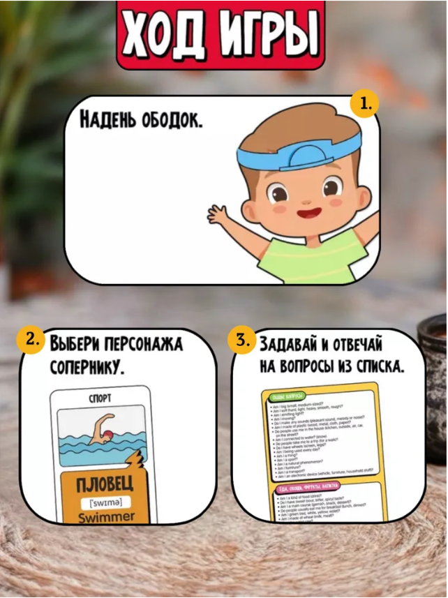 Настольная игра "Who i am?", приключения, семейная, для развития, от 3 лет — фото 1