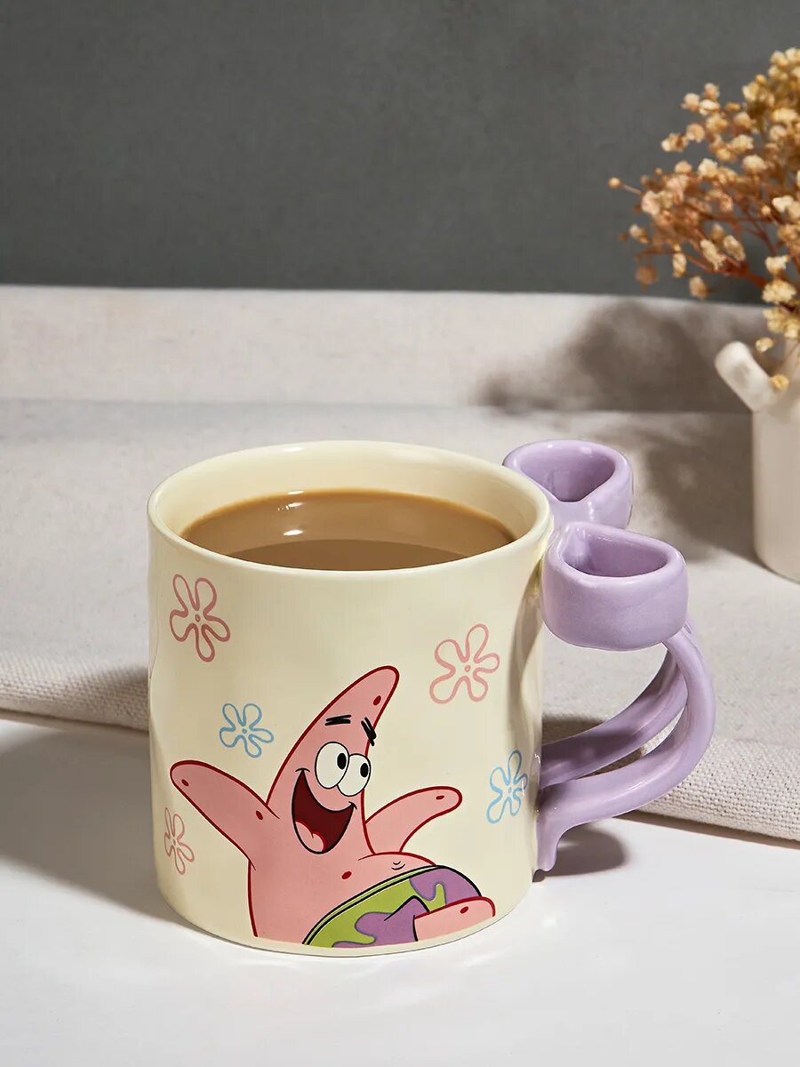 Кружка Тепло в руках "Патрик", керамика, с бантиком, для детей, подарок — фото 1