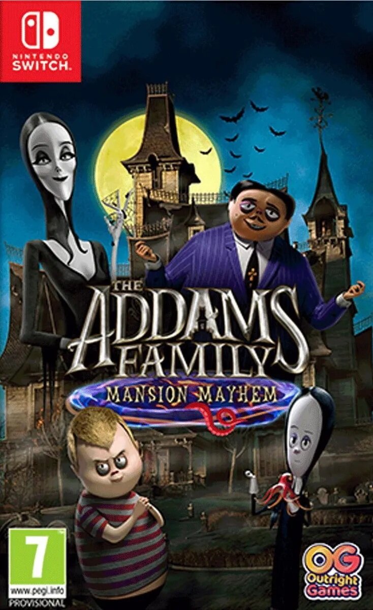 The Addams Family: Mansion Mayhem [Nintendo Switch, русская версия]
