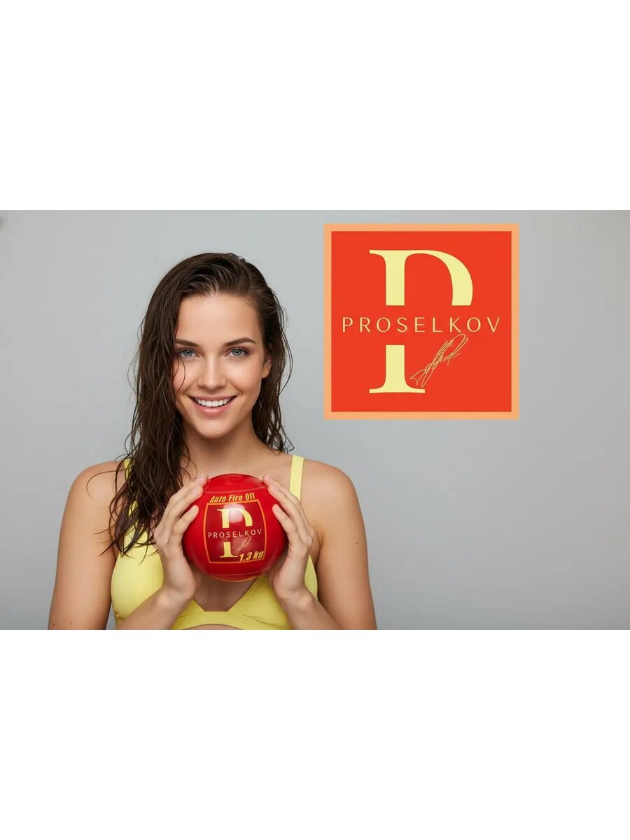 Шар-Сфера для пожаротушения A, B, C, E класса пожара Premium PROSELKOV 1.3 тройного действия - 4 штуки — фото 1