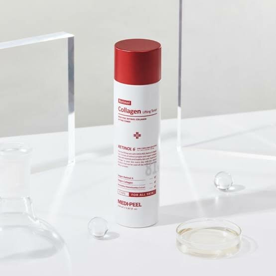 Тоник для омоложения с ретинолом и коллагеном MEDIPEEL+, лифтинг с ретинолом и коллагеном, 150 мл