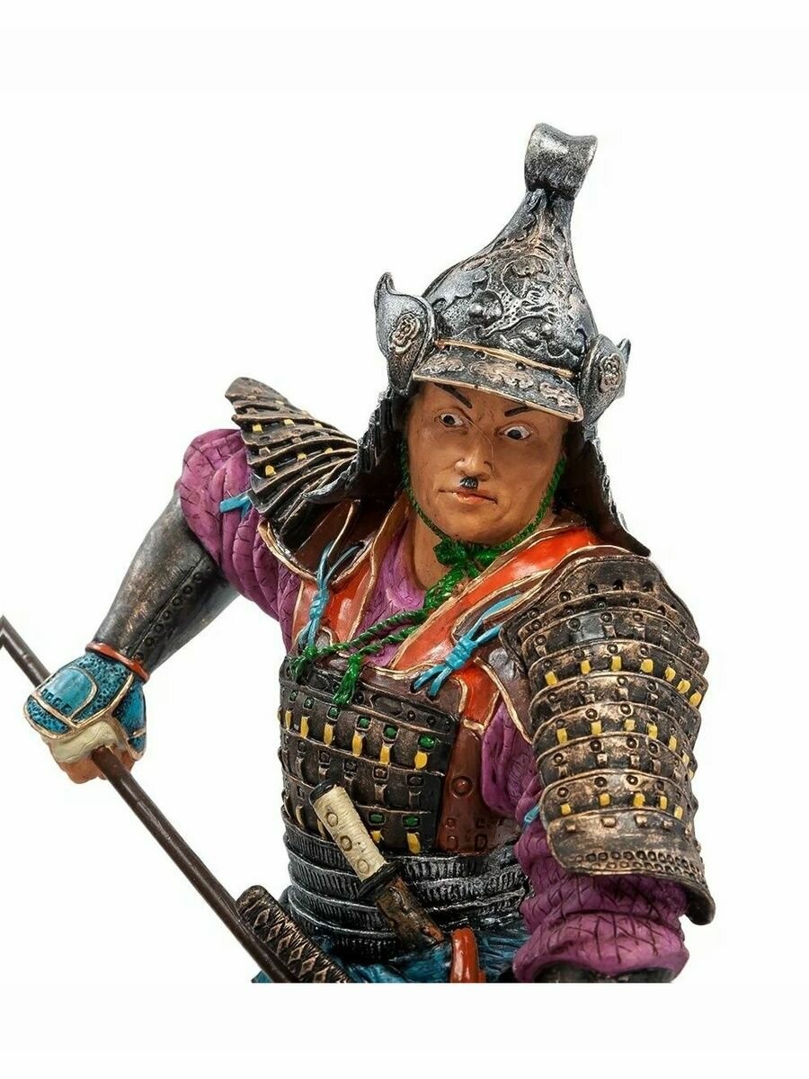 Статуэтка Самурай, 23*11*21.5см, материал полистоун, цвет бронзовый — фото 1