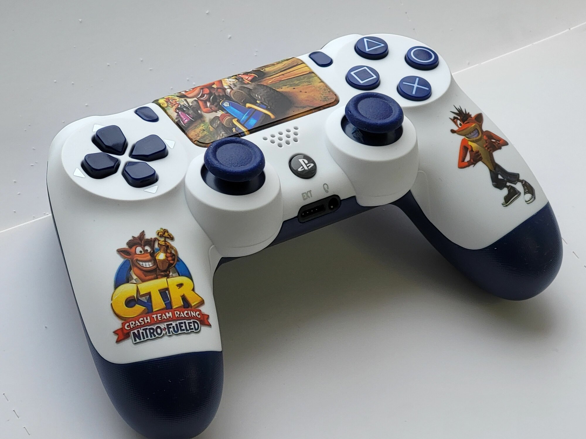 Геймпад "CRASH" Джойстик для PS4/ПК/Смартфон/Ноутбук Dualshok 4 "Совместим с Sony"