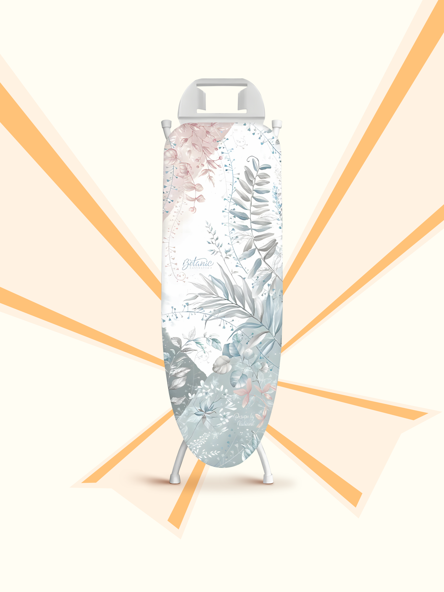 VAL BT-AQ13047-L Чехол для гладильной доски, средний, 130*47 см, BOTANIC AQUARELLE, шт