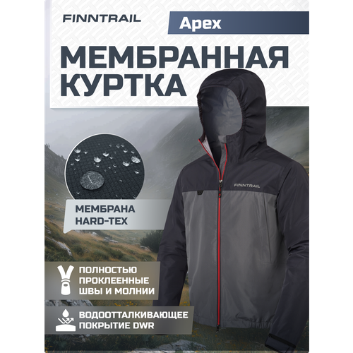 Куртка мембранная мужская Apex непромокаемая одежда для похода, рыбалки и отдыха на природе