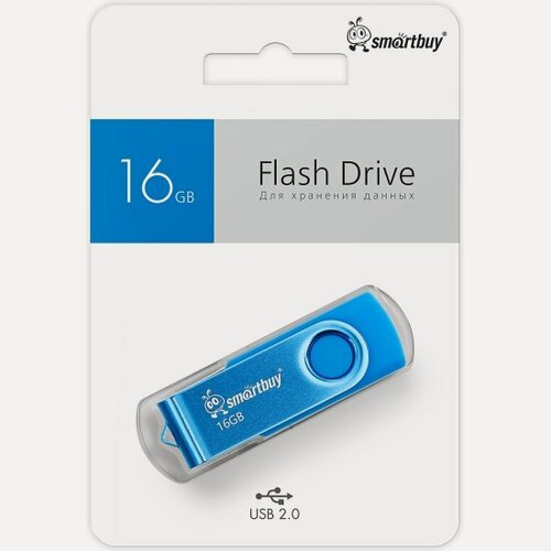 Изображение товара USB флешка Smartbuy 16Gb Twist blue USB 2.0