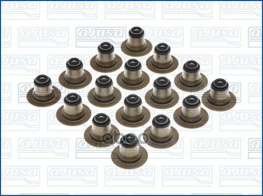 Колпачки маслосъемные ГРМ (к-т) Chrysler Neon 1.8-2.0 94-, PT Cruiser 1.6-2.4 00-, Stratus, Voyager, Dodge, Mini Mini Ajusa а.