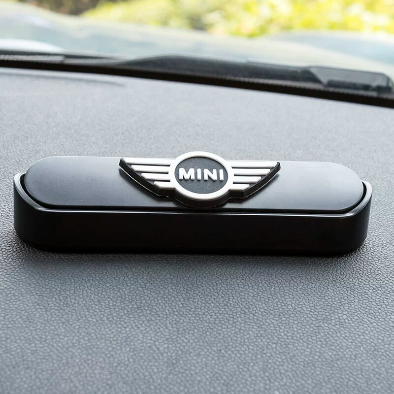 Скрытая табличка для парковки MINI Cooper — временная табличка с номером телефона, черный цвет для удобной парковки