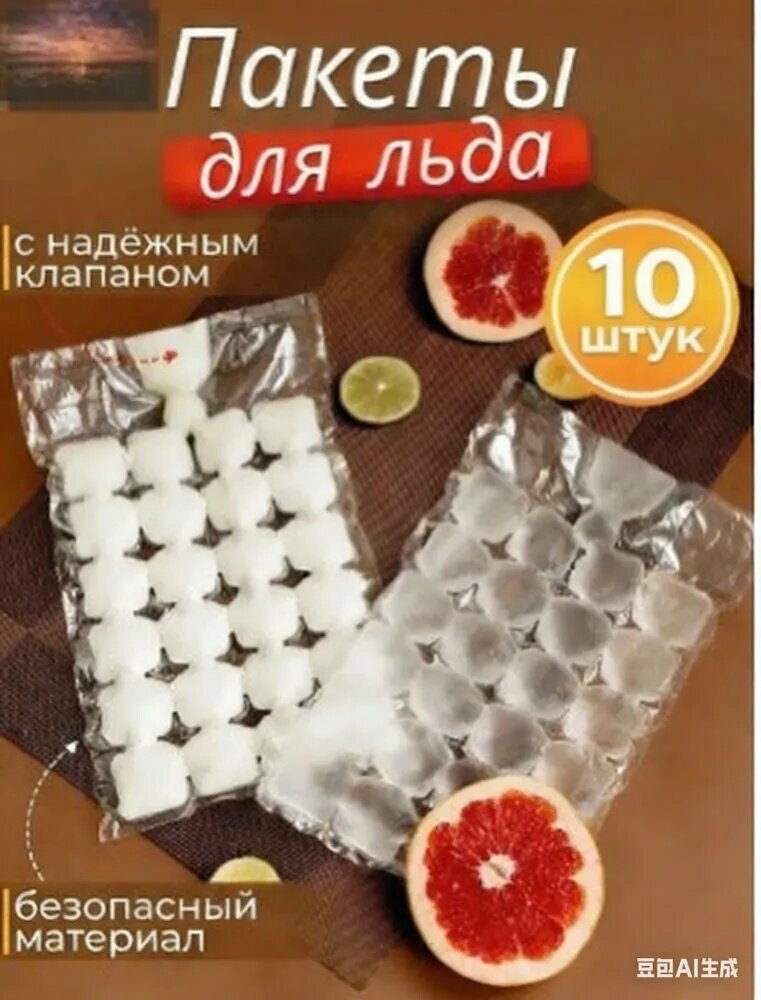 Форма для льда, 240 яч, 10 шт