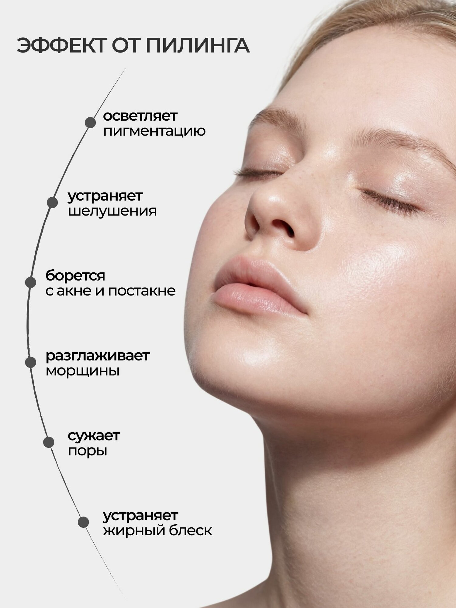 Пилинг для лица кровавый кислотный профессиональный c 10% AHA + 1.5% BHA MonoBeauty, 30 мл — фото 1
