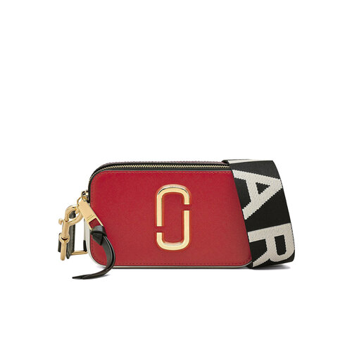 Сумка кросс-боди MARC JACOBS The Snapshot фактура тиснение голубой 21548₽