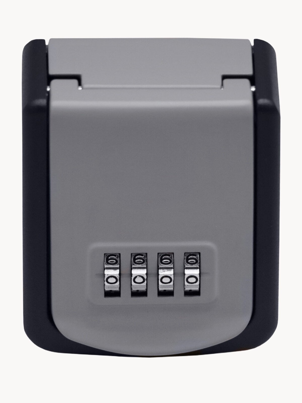 Ключница Boomshakalaka настенная, пластиковая, сейф для ключей, с кодовым замком, цвет чёрно-серый