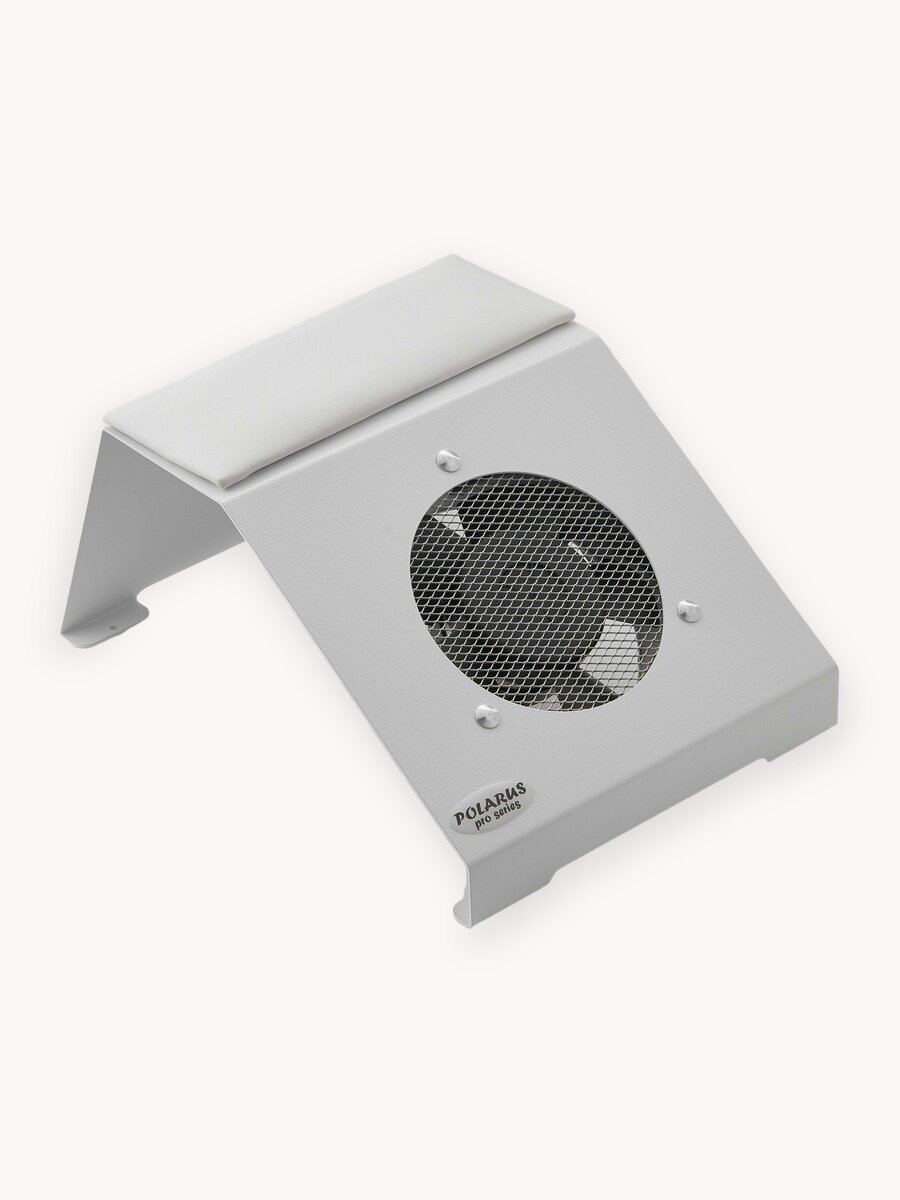 Пылесос для маникюра с магнитной подушкой Polarus PRO-series 80 Вт металл (белый)