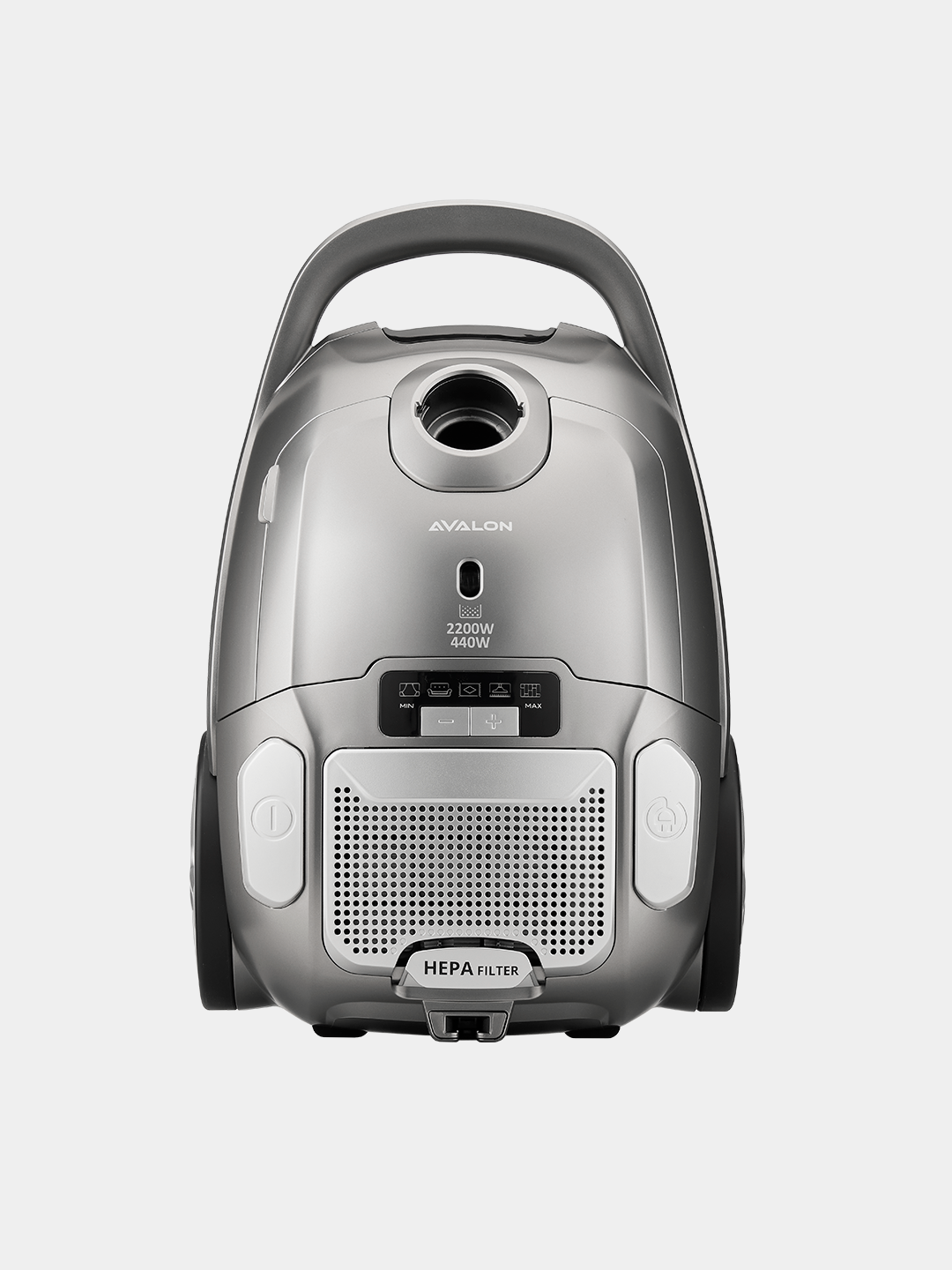Пылесос AVALON "AVL-VCB 2244G", для сухой уборки, 2200 Вт, 440 Вт, серебристый — фото 1