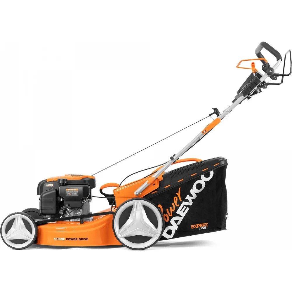 Изображение Бензиновая газонокосилка Daewoo DLM5500SV, сталь, 19 л. с, 54 см ширина скашивания