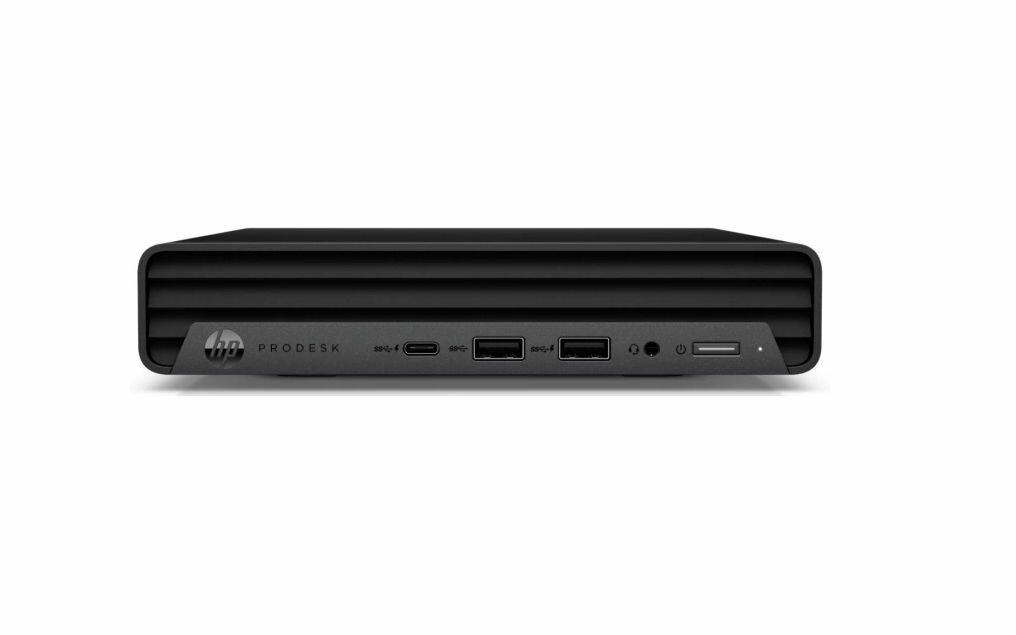 Мини ПК HP ProDesk 400 G6 (1C6Z1EA) черный - Intel Core i5 10500T, ядра: 6 х 2.3 ГГц, 8 ГБ DDR4, Intel UHD Graphics 630, SSD 256 ГБ, Free DOS