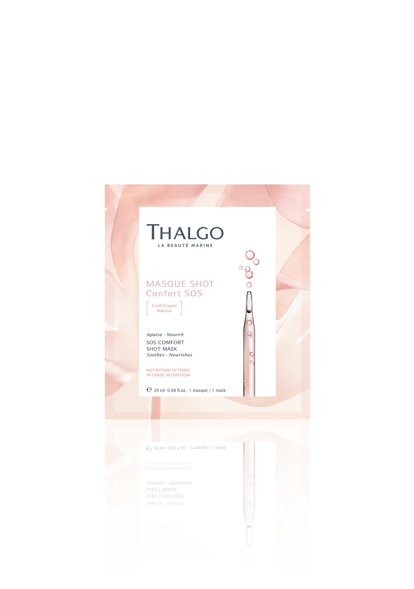 THALGO COSMETIC Успокаивающая и восстанавливающая Экспресс-маска с комплексом Cold Cream Marine 20 мл