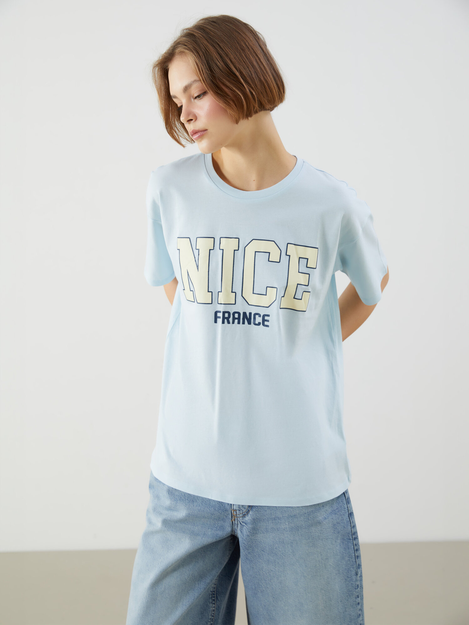 Футболка LC Waikiki, 1 шт., размер S, blue