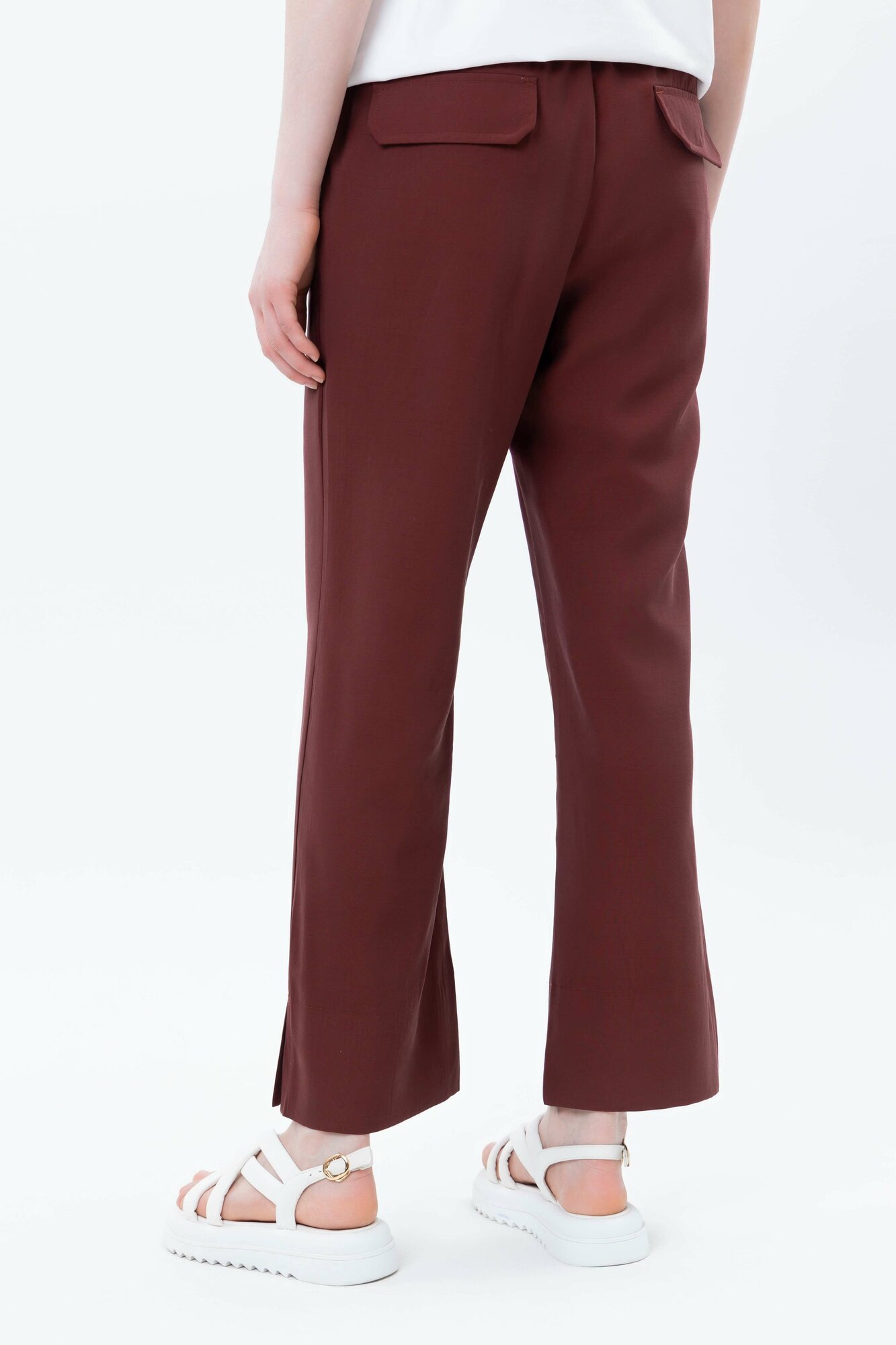 Брюки классические TERRA PRO, размер S, dark red — фото 1