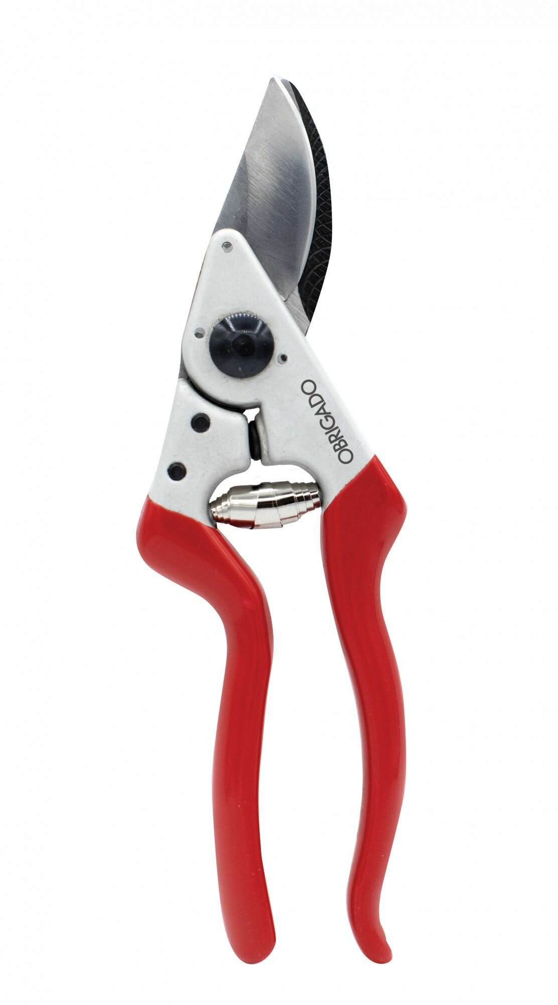 Секатор плоскостной 210 мм, D20 мм, цельнометаллический, обрезиненные рукоятки OBRIGADO 2466