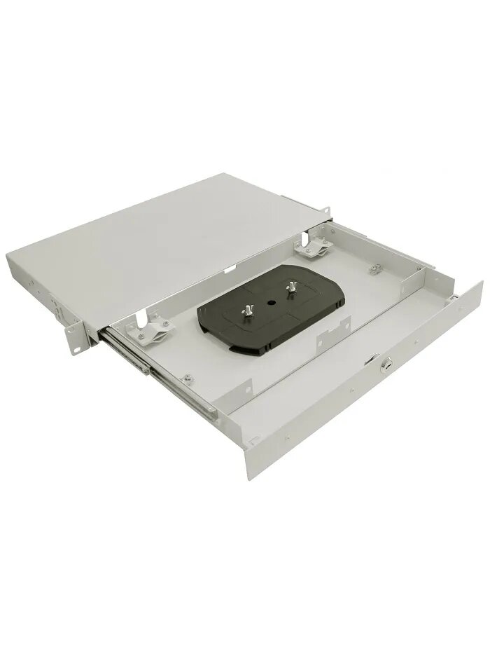 Кросс оптический стоечный TELCORD КСв-16-1U 16-ST/MM-16-ST/UPC-MM50(OM4)-1-КУ-GY, 1U, Серый