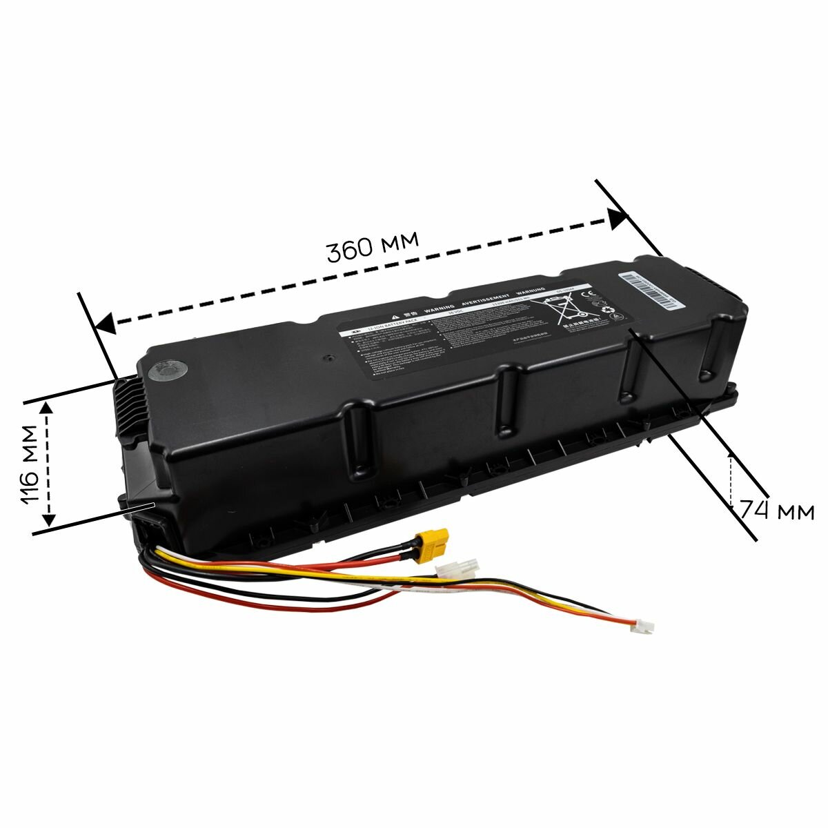 Аккумулятор для электросамоката Ninebot MAX G30, G30D, G30LP (15300 mAh) — фото 1