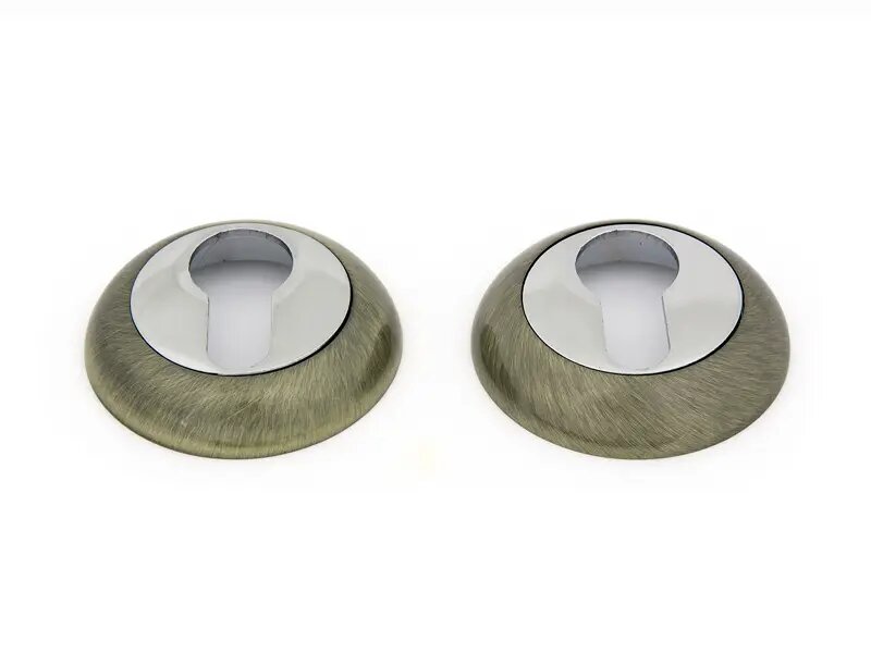 Дверная ручка на розетке Фабрика замков FZ AB ET без запирания цвет бронза