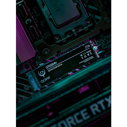 2 TB Внутренний SSD накопитель PCI-E 4.0 M.2 NVMe QOPP жесткий диск для ноутбука и компьютера