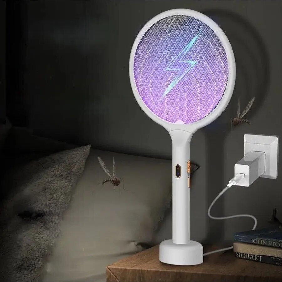 Изображение Электрическая мухобойка Xiaomi Qualitell Smart Digital Electric Fly Swatte E3, ZSM240915, белый