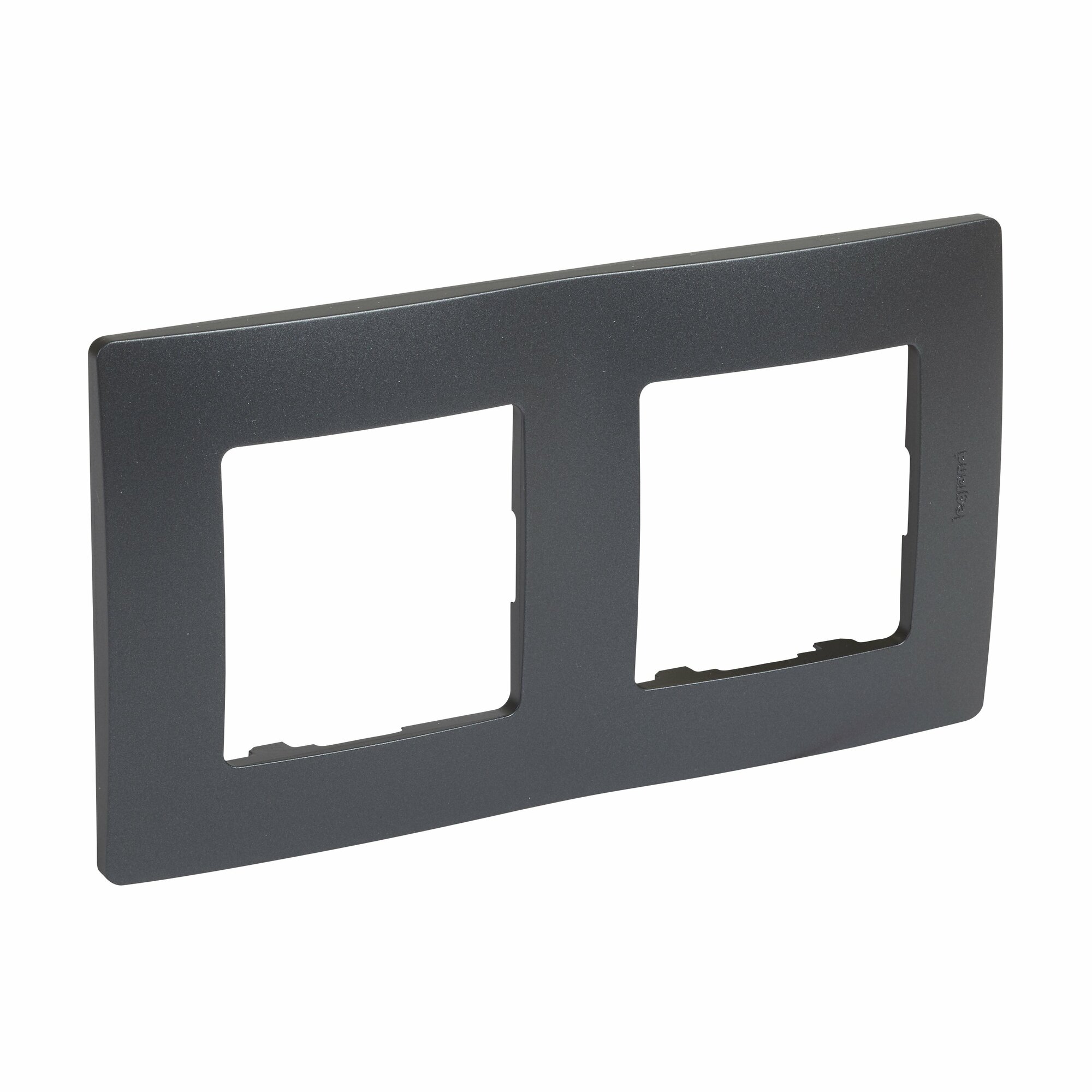 Legrand Etika Антрацит Рамка 2-ая, 672582 — фото 1