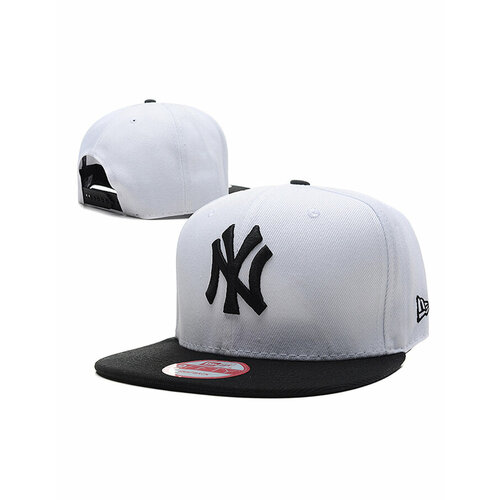 фото Бейсболка new era для мужчин и женщин, размер 52-62, white/black