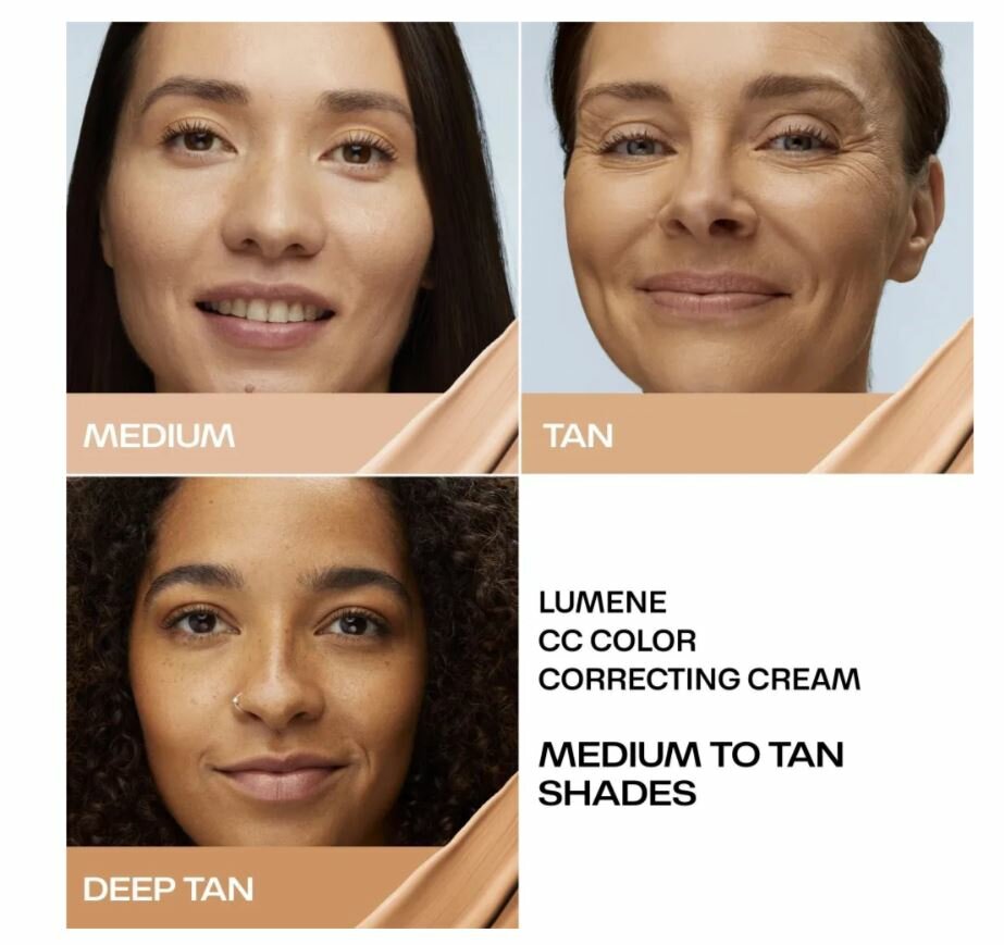 LUMENE Тональный СС-крем для лица Абсолютное совершенство, тон Medium Средний, SPF20, cc cream, 30 мл — фото 1