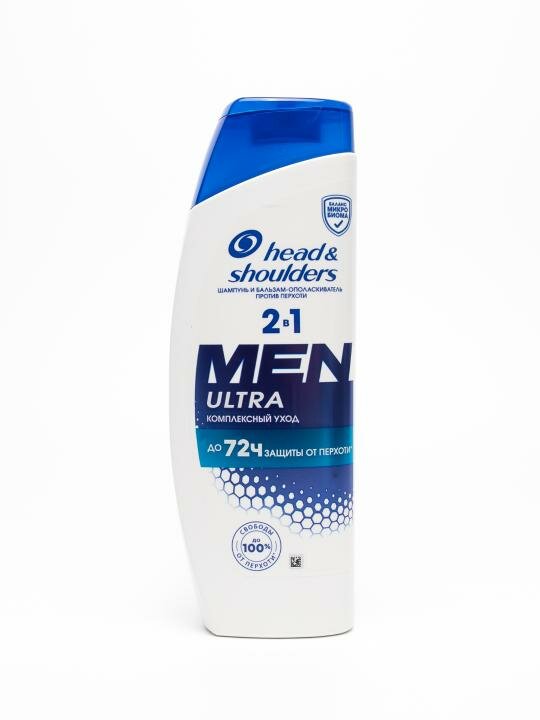 Шампунь Head & Shoulders Ultra, против перхоти, 2 в 1, 400мл — фото 1