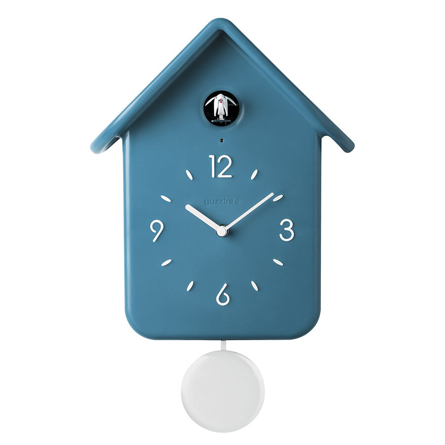 Часы с кукушкой QQ, синие