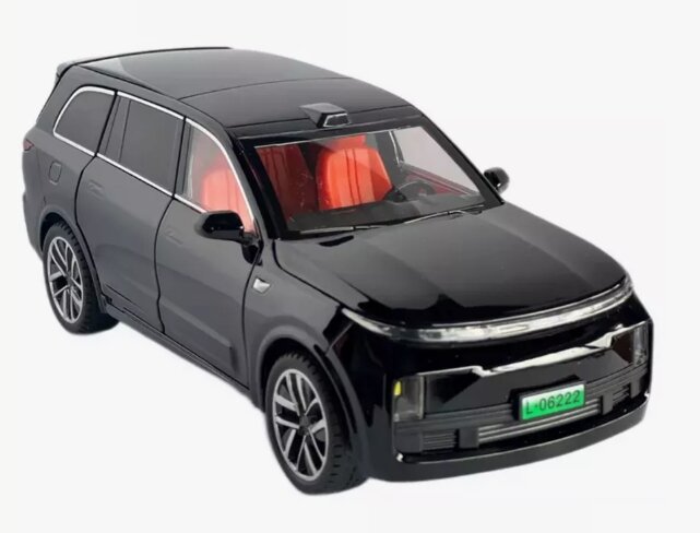Масштабная модель игрушка Lixiang Li9 масштаб 1:32 свет звук металлическая модель — фото 1