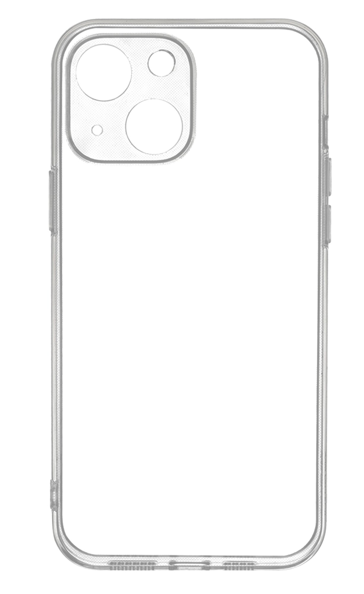 Чехол, для iPhone 15, противоударный, силиконовый, прозрачный